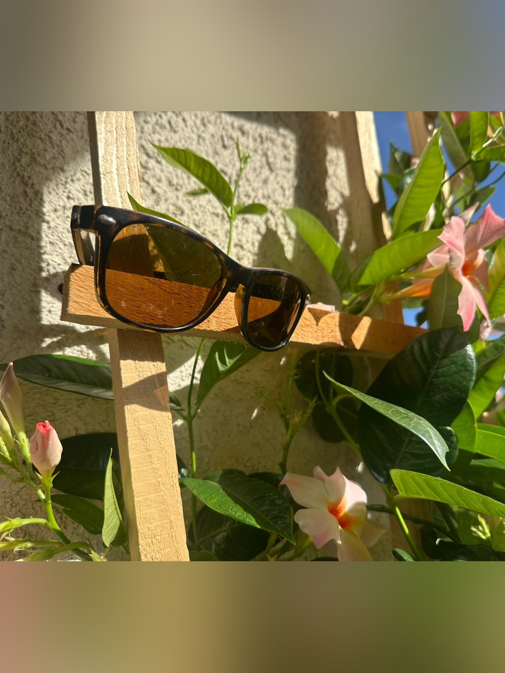 RAY-BAN RB4198 710 HAVANA SUNGLASSES 55-18 BROWN LENSES MADE IN ITALY